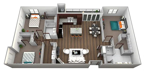 Floor plan Woodland