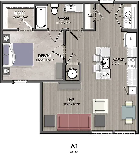 Floor plan A1