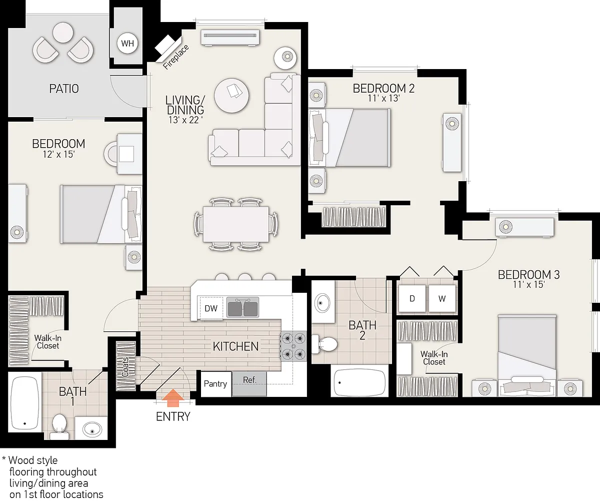 Floor plan Plan V