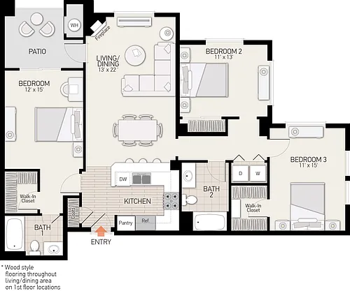 Floor plan Plan V