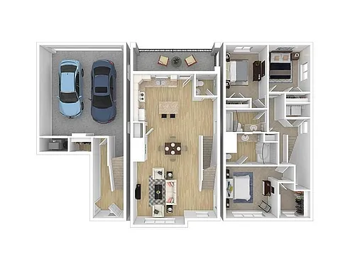 Floor plan 3X25