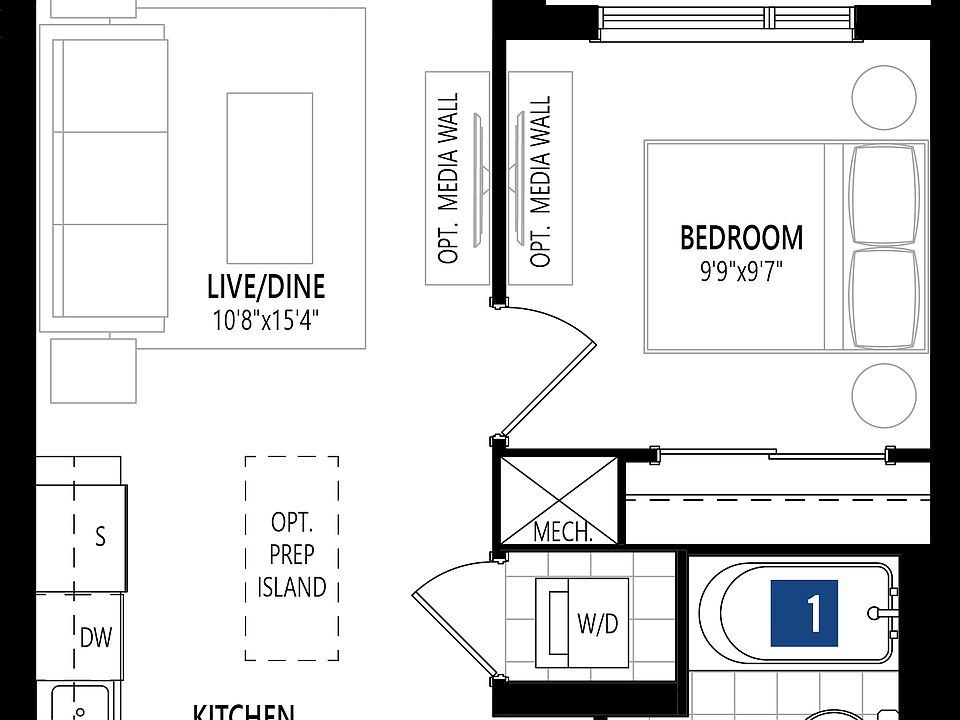NPA2 - 1 Bedroom