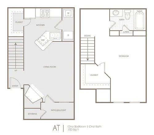 Floor plan Aspen Townhome