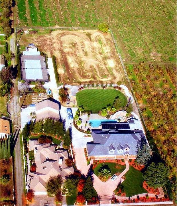 413 Crawford Rd from the air.