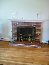 living room fireplace