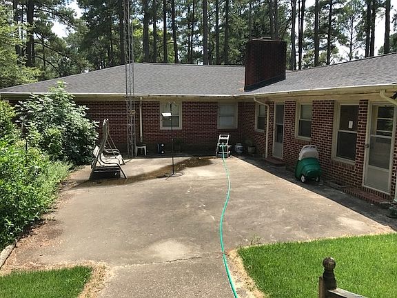 View from pool steps