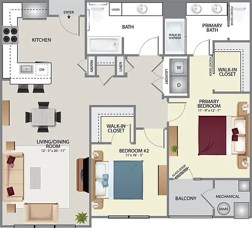 Floor plan B3