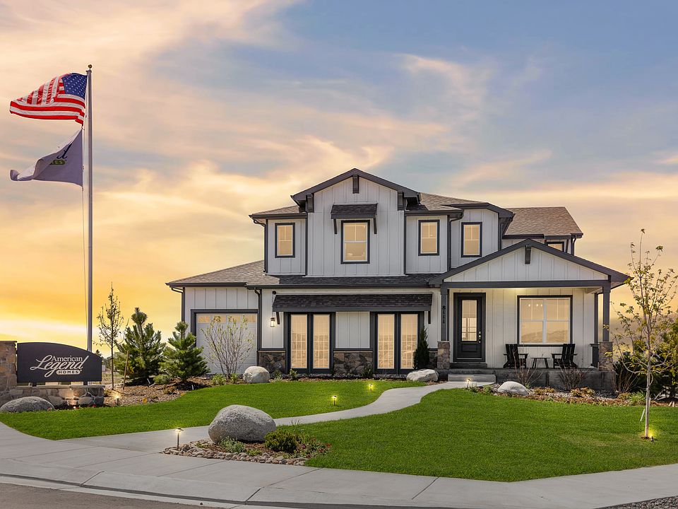 Plan C407 Front Elevation by American Legend Homes