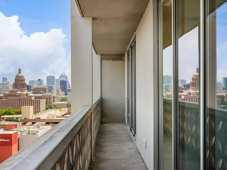Large balcony with expansive views