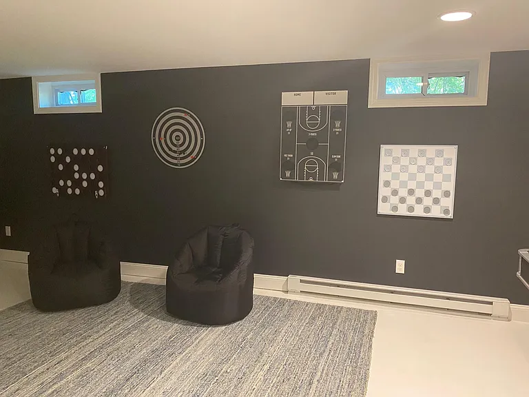 Basement fun area