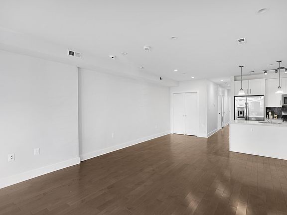 Open space dining and living area