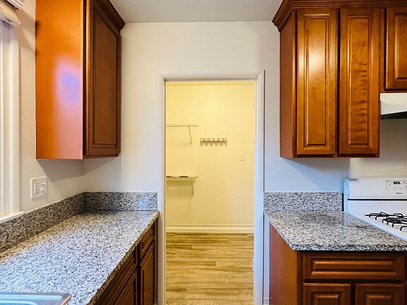 Quartz countertops and generous cabinets for storage