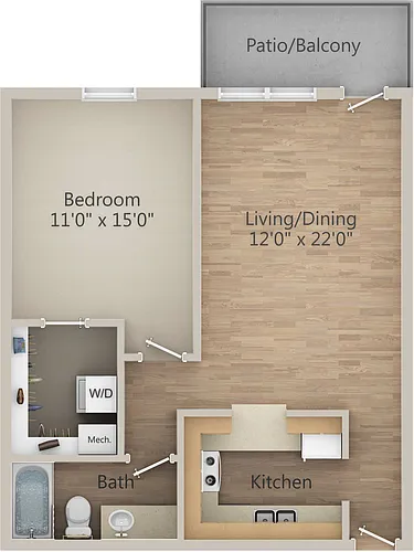 Floor plan Saint Augustine