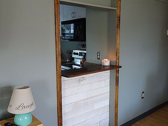 Pass-through into kitchen