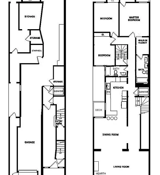 Layout of Lobby/ Garage and Unit