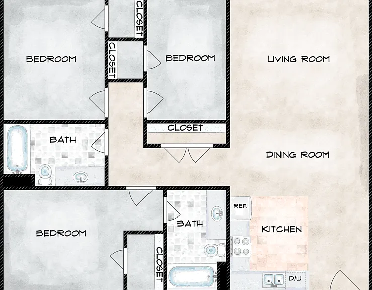 Turn2 Floorplan Diagram