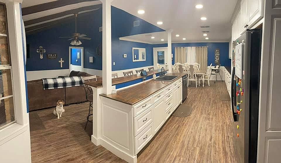 Open Concept Kitchen, Dining