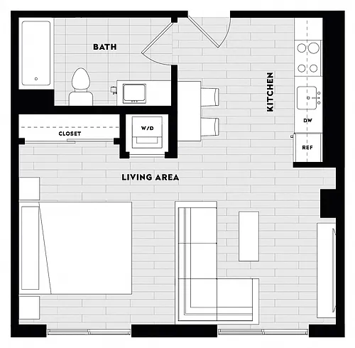 Floor plan Studio S2