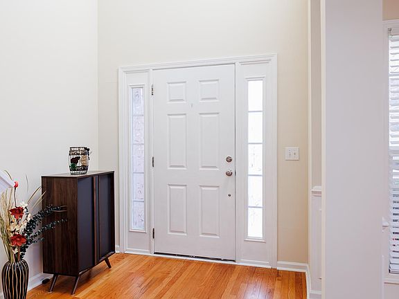 two-story foyer