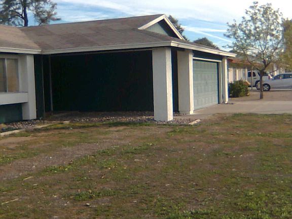 Huge front yard and 2 Garage