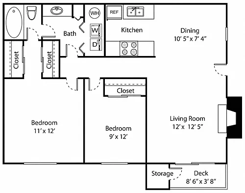 Floor plan B10B