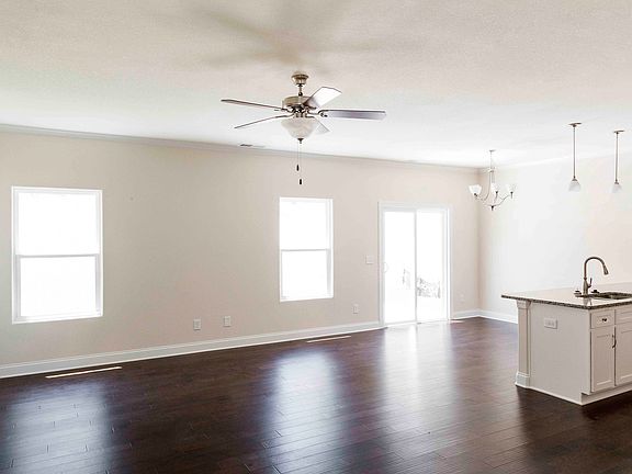 Spacious dining and living area with tons of natural light