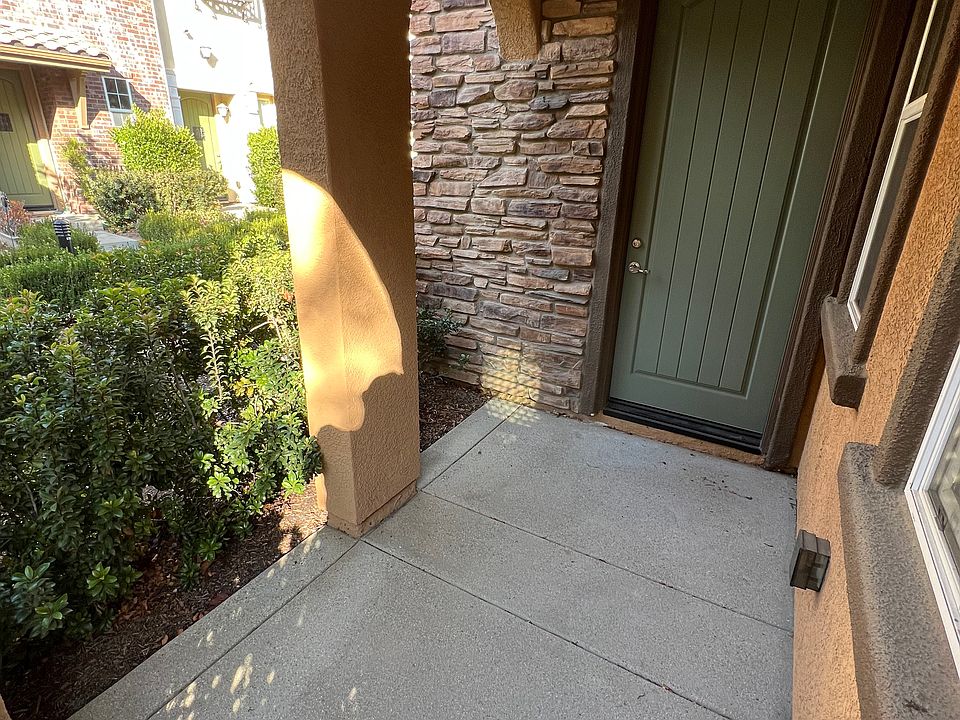 Porch with lockable access door