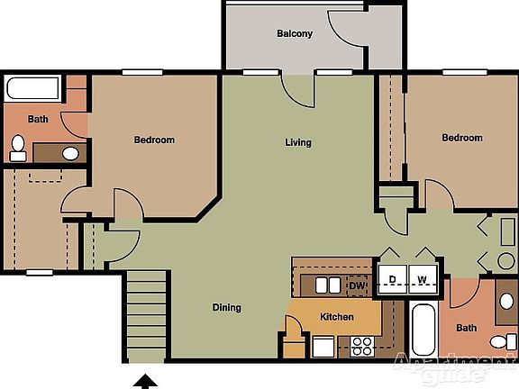 2nd image of 4406 W Potomac Dr APT B
