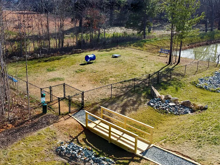 Leash Free Dog Park at Legacy at Baldwin Ridge in Burlington, NC