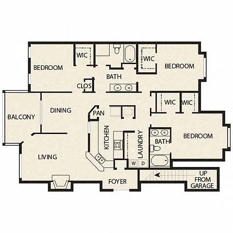 Floor plan C3G