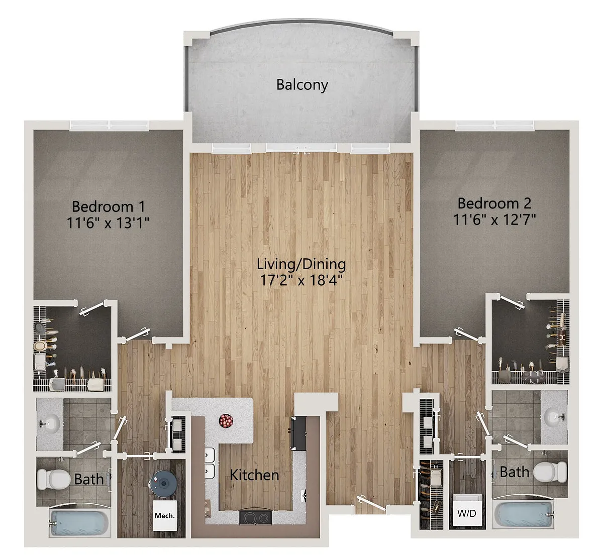 Floor plan B2-1