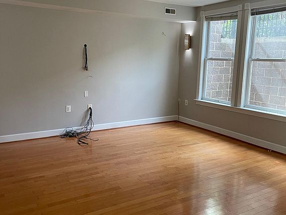 Living room wired for speakers and receiver system