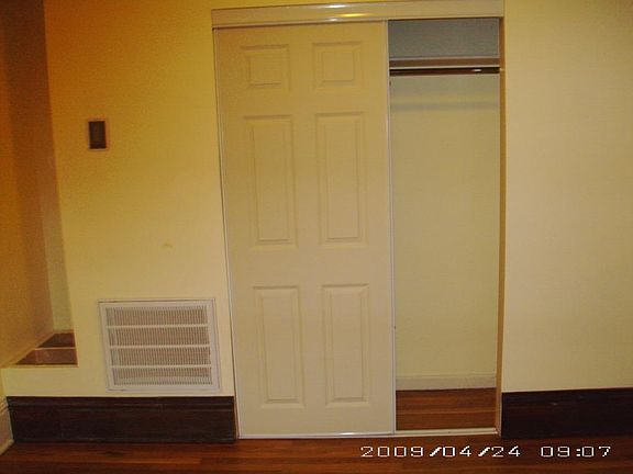 Large dining room closet. Furnace