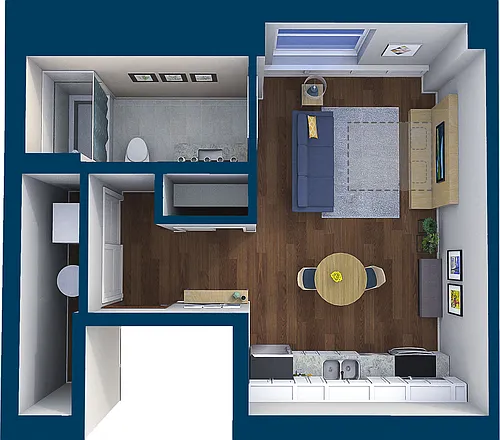 Floor plan Suite Style 21 - Studio