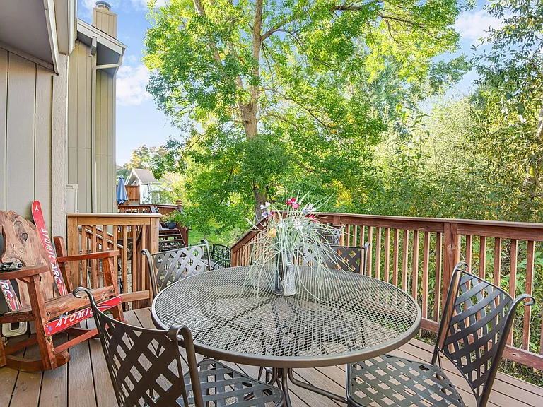 Back deck.