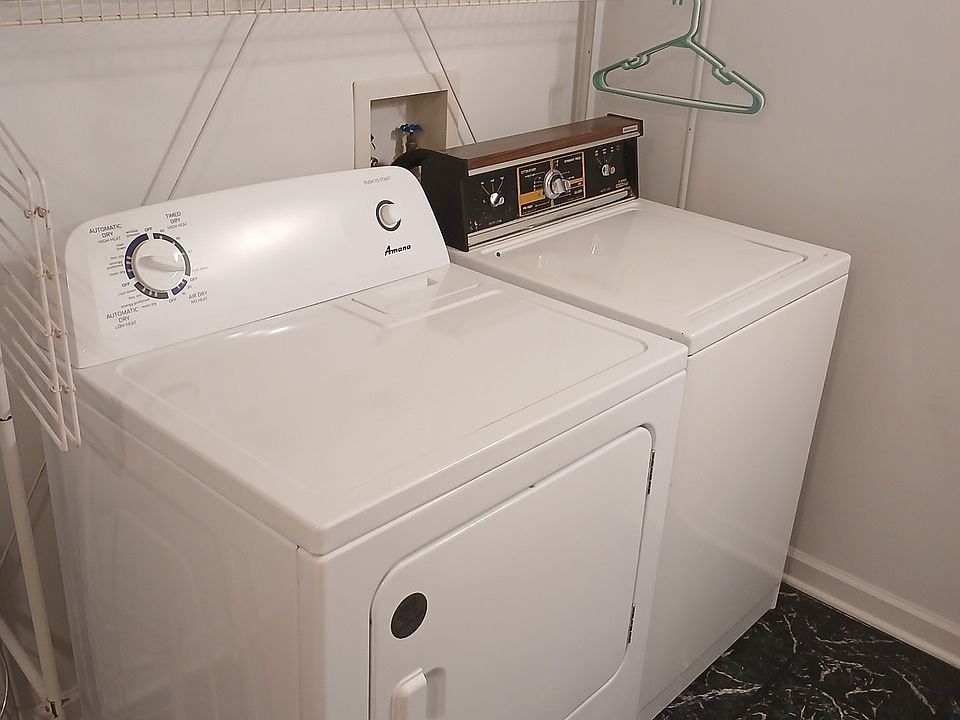 Bathroom Area with Washer and Dryer