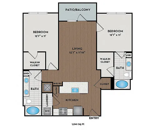 Floor plan Harbour Town I & II