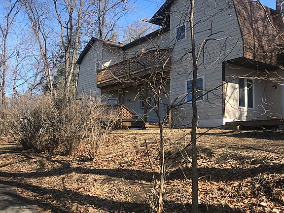 West side of house showing 3 decks