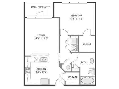 Floor plan A3a