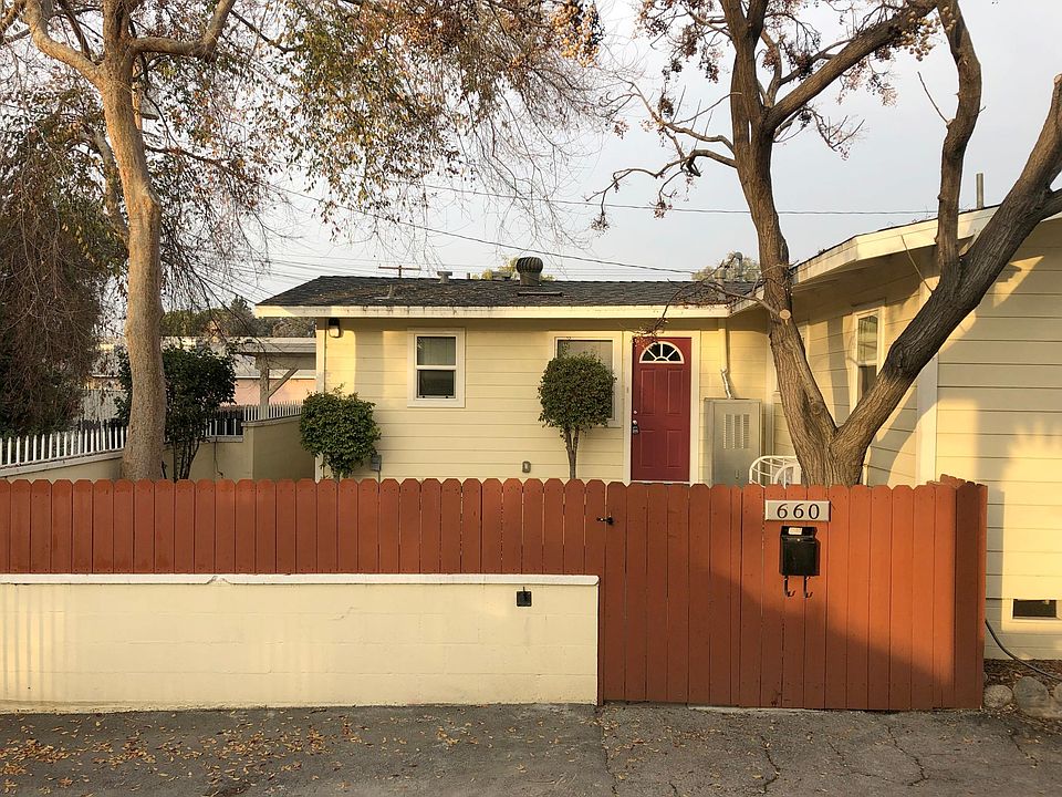 front of unit with private courtyard