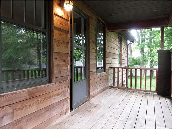 Large inviting porch