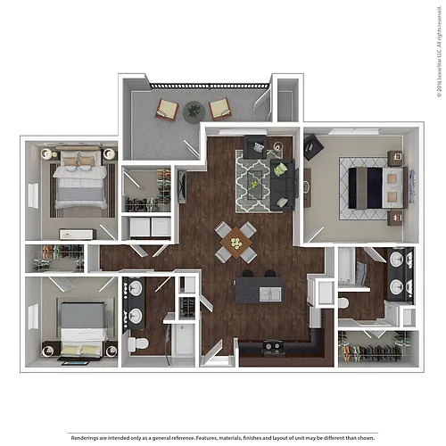 Floor plan The Bosque