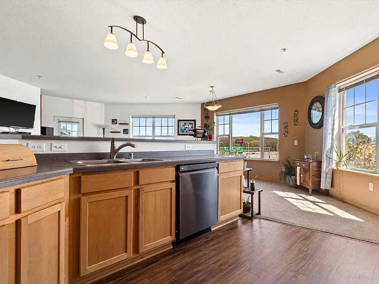 Open Concept Kitchen with newer appliances