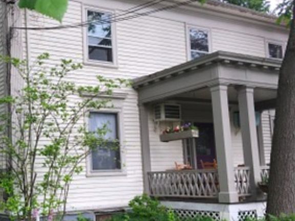 The apt is on the first floor in the front of the house and has exclusive use of the front porch