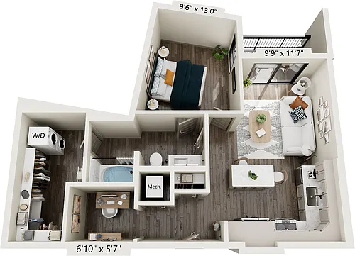 Floor plan A23