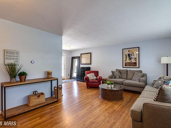 Living Room with Beautiful Wood Floors.