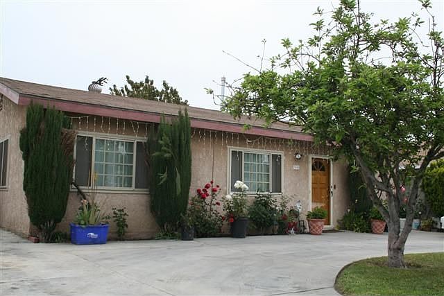 Main house with gated drive