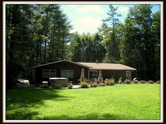 hot tub on stone patio