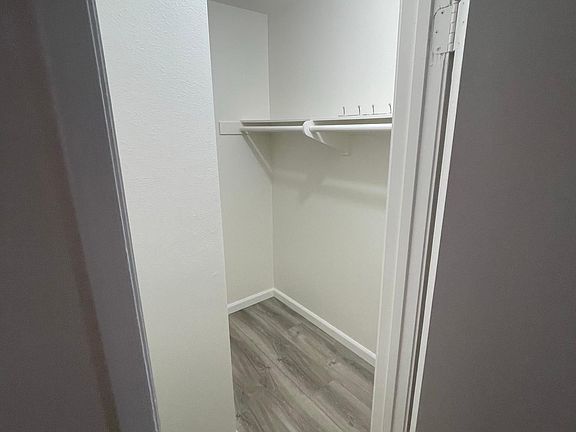 Walk-in closet for primary bedroom
