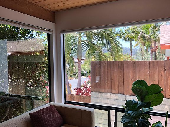 Large corner window floor to ceiling